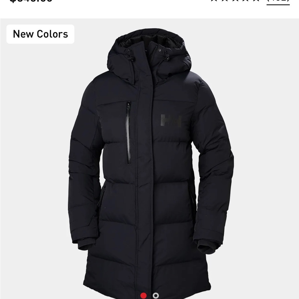 Helly Hansen Women's Black Hooded Puffer Jacket